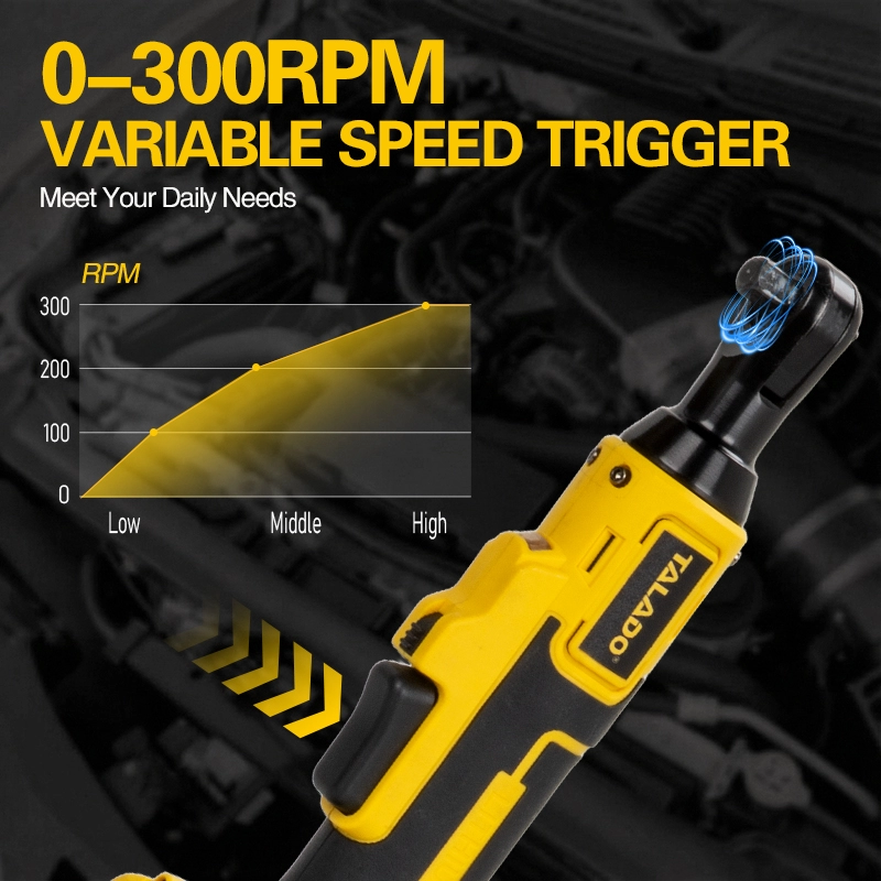 Llave de trinquete inal&aacute;mbrica de 21 V