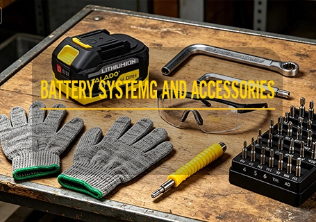 Sistema de bater&iacute;a y accesorios